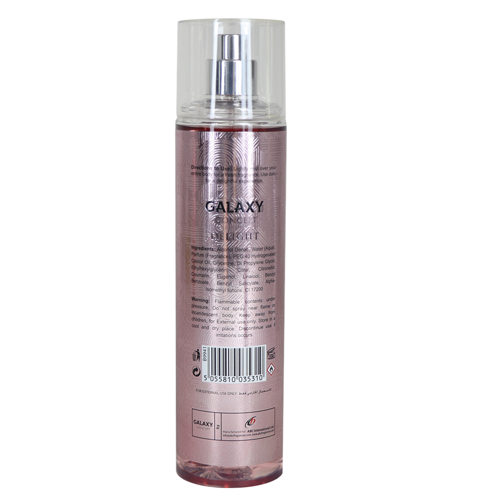 GALAXY BODY MIST DELIGHT 250ML