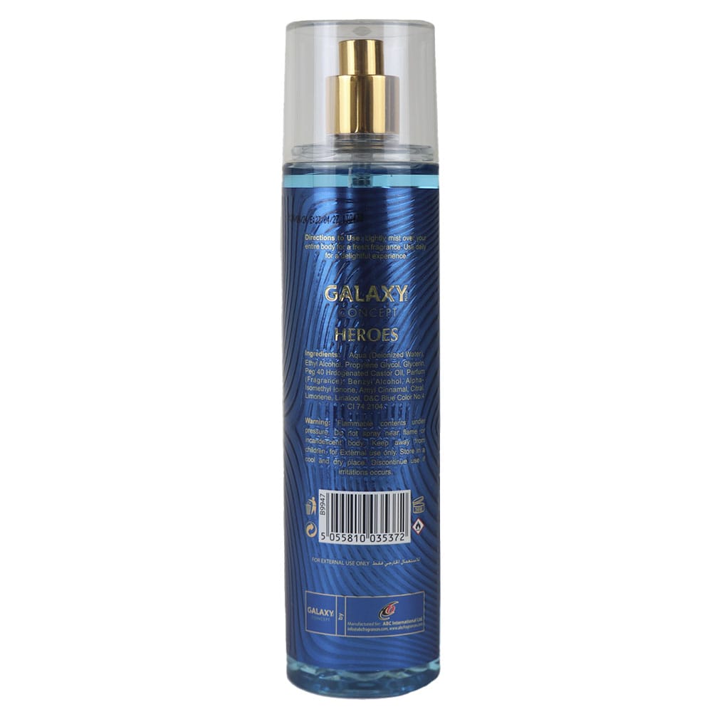 GALAXY BODY MIST HEROES 250ML