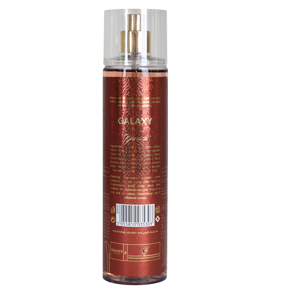 Galaxy body mist baraca 250 ML