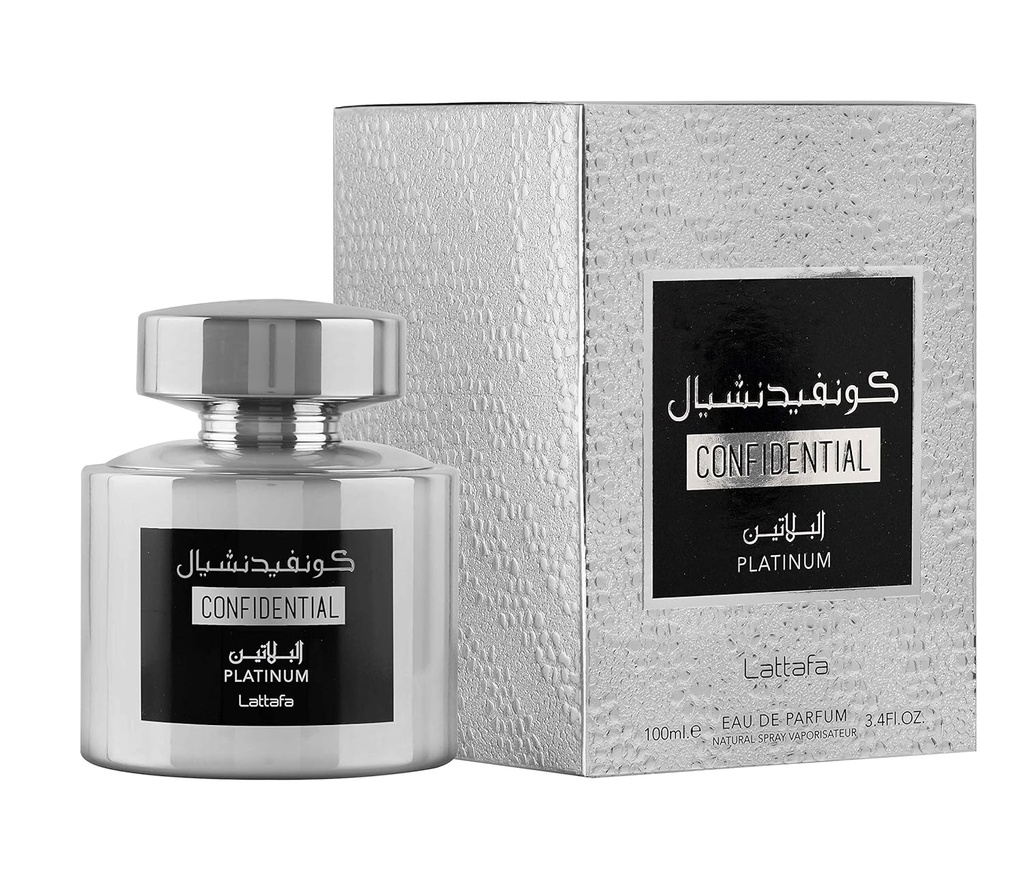 Lattafa Confidential Private Platinium 3.4