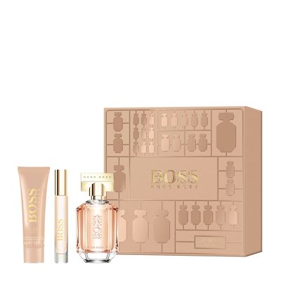[Hugo Boss] Hugo Boss The Scent 1.6 EDP Sp + 3.3 B/L Women Set